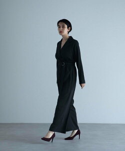 marjour BELTED PANTS DRESS マージュール オールインワン・オーバーオール オールインワン・つなぎ ブラック【送料無料】