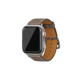 BONAVENTURA シュリンク Apple Watch レザーバンド【38mm/40mm/41mm/42mm, M/Lサイズ】 (アダプター：シルバー) ボナベンチュラ アクセサリー・腕時計 その他のアクセサリー・腕時計 グレー オレンジ ネイビー ブラック ブルー ホワイト レッド【送料無料】
