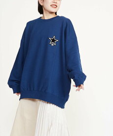 CONVERSE TOKYO STAR★ TAFTING PATCH SWEAT コンバーストウキョウ トップス スウェット・トレーナー ブルー ホワイト ブラック グレー グリーン【送料無料】