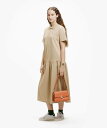 LACOSTE ローウエストポロドレス マキシ丈ワンピース ラコステ ワンピース・ドレス シャツワンピース ブラック ネイビー ベージュ グリーン【送料無料】