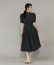 ドットティアードワンピース|揺れ感美しいドット柄