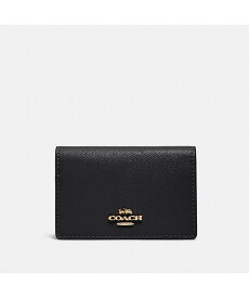 【SALE／62%OFF】COACH OUTLET ビジネス カード ケース コーチ　アウトレット 財布・ポーチ・ケース 名刺入れ・カードケース ブラック【送料無料】