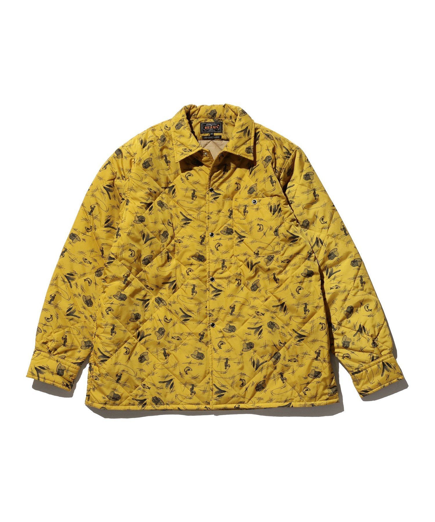 BEAMS PLUS / ナイロン キルト シャツ ジャケットのサムネイル