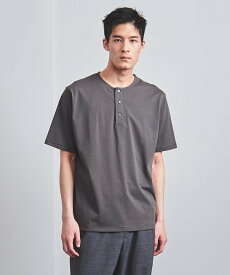 【SALE／30%OFF】UNITED ARROWS NORITAKE ヘンリーネック Tシャツ ユナイテッドアローズ アウトレット トップス カットソー・Tシャツ グレー ホワイト【送料無料】