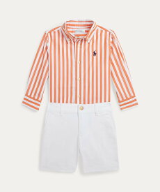 POLO RALPH LAUREN (ベビー)ストライプド コットン シャツ & チノ ショートパンツ セット ラルフローレン トップス その他のトップス【送料無料】