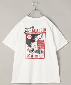 CHUMS CHUMS Asia Tour T-Shirt / アジアツアーティーシャツ / CH01-2365 【限定展開】 フリークスストア トップス カットソー・Tシャツ ホワイト グレー ブラック ベージュ ブルー【送料無料】