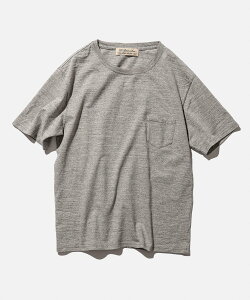 BEAMS PLUS �y�ʒ��zREMI RELIEF / Pocket T-shirt Heather Grey �r�[���X ���� �g�b�v�X �J�b�g�\�[�ET�V���c �O���[�y���������z
