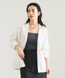 Demi-Luxe BEAMS TICCA / シャツジャケット デミルクス ビームス トップス シャツ・ブラウス ネイビー ホワイト【送料無料】