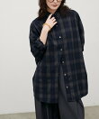 チェック柄シャツプルオーバー