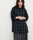 チェック柄シャツプルオーバー