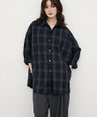 チェック柄シャツプルオーバー