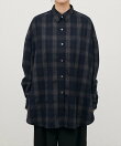 チェック柄シャツプルオーバー