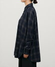 チェック柄シャツプルオーバー