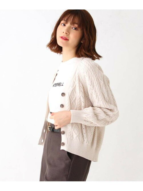 Grove Vネックケーブル編みニットカーディガン Rakuten Fashion 楽天ファッション 旧楽天ブランドアベニュー Aj4597