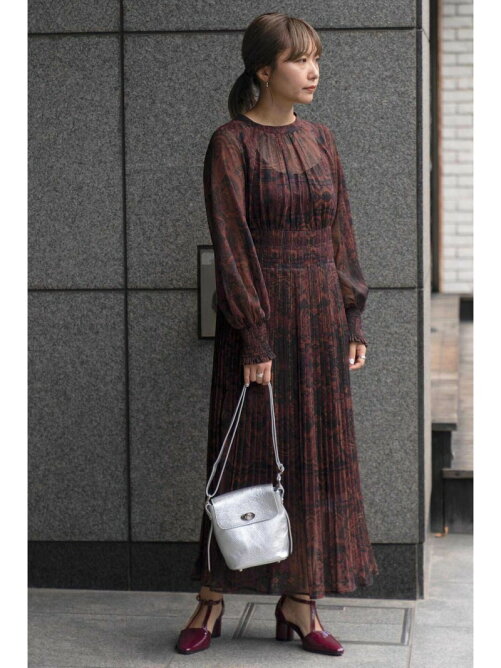 Rose Bud トルコプリントプリーツワンピース Rakuten Fashion 楽天ファッション 旧楽天ブランドアベニュー 6597