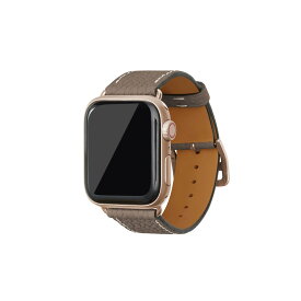 BONAVENTURA シュリンク Apple Watch レザーバンド【38mm/40mm/41mm/42mm, S/Mサイズ】 (アダプター：ゴールド) ボナベンチュラ アクセサリー・腕時計 その他のアクセサリー・腕時計 ネイビー グレー ブラック オレンジ ホワイト ブルー【送料無料】