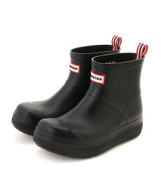 【SALE／10%OFF】HUNTER (U)ユニセックス プレイ モールデット ブーツ ハンター シューズ・靴 レインシューズ・ブーツ ブラック シルバー【送料無料】