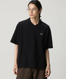 【SALE／30%OFF】LACOSTE L.12.12アレンジ スキッパーネックポロシャツ ラコステ トップス ポロシャツ グレー ブラック ホワイト ブラウン【送料無料】