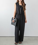 【SALE／50%OFF】La-gemme バックセパレートオールインワン ラジュール オールインワン・オーバーオール …