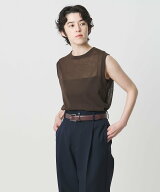 MARW UNITED ARROWS ＜MARW UNITED ARROWS＞シアー ノースリーブ ニット ビューティー＆ユース　ユナイテ…