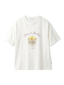 gelato pique 【HOMME】ドーナツワンポイントTシャツ ジェラートピケ トップス カットソー・Tシャツ ホワイト グレー【送料無料】