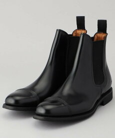 【SALE／3%OFF】SANDERS 1140TD MILITARY CAP TOE CHELSEA BOOT フリークスストア シューズ・靴 レースアップ・ドレスシューズ ブラック【送料無料】