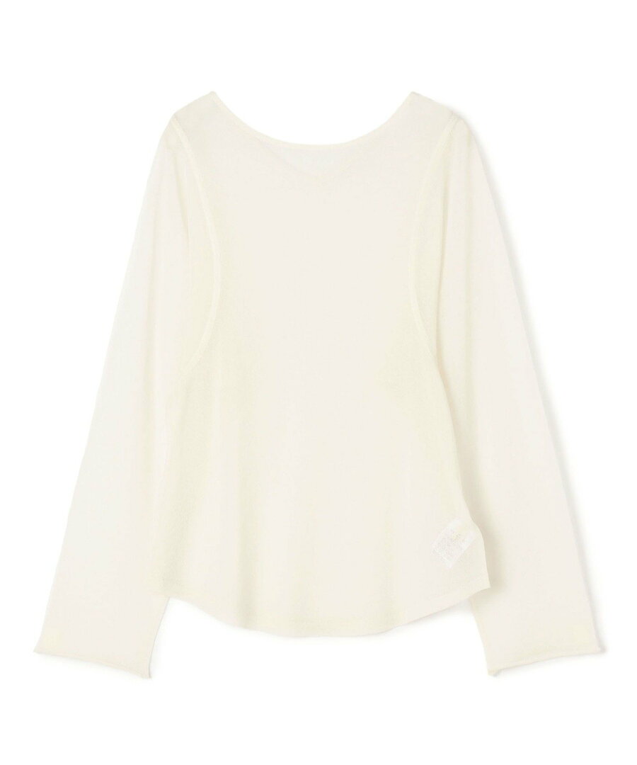 【SALE/70%OFF】DES PRES レーヨンナイロンシアー ボートネックプルオーバー トゥモローランド トップス ニット ネイビー ブラウン ホワイト ブラック【送料無料】 - メイン画像 2