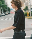 ワッフル スキッパーポロシャツ
