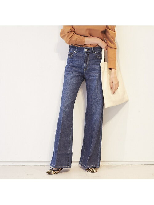 Rouge Vif La Cle Brahmin センタープレスフレアデニムパンツ Rakuten Fashion 楽天ファッション 旧楽天ブランドアベニュー Bp8599