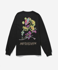 【SALE／50%OFF】Saturdays NYC Saturated Flower Standard LS Tee サタデーズ　ニューヨークシティ トップス カットソー・Tシャツ ブラック【送料無料】
