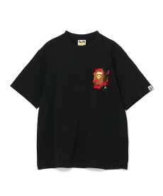 A BATHING APE BAPE SOUVENIR RELAXED FIT TEE ア ベイシング エイプ トップス カットソー・Tシャツ ブラック ホワイト【送料無料】