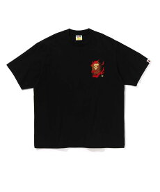 A BATHING APE BAPE SOUVENIR RELAXED FIT TEE ア ベイシング エイプ トップス カットソー・Tシャツ ブラック ホワイト【送料無料】