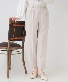 【SALE／50%OFF】SHOO・LA・RUE 【洗える/S-3L/セットアップ可】セレモニーや通勤に カットジョーゼットテーパードパンツ シューラルー パンツ その他のパンツ ネイビー ベージュ ブラック