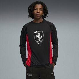 【SALE／30%OFF】PUMA メンズ フェラーリ ライフスタイル ジャージー 長袖 Tシャツ プーマ スポーツ・アウトドア用品 その他のスポーツ・アウトドア用品 ブラック【送料無料】