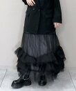 volume tulle jacket set dress