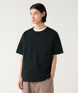 BEAMS HEART MEN �g���R�b�g 3B �w�����[�l�b�N �r�[���X �n�[�g �g�b�v�X �J�b�g�\�[�ET�V���c �u���b�N �O���[�y���������z