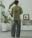 GERRY *SIDEWAY STANCE 別注コラボ プリント 長袖Tシャツ