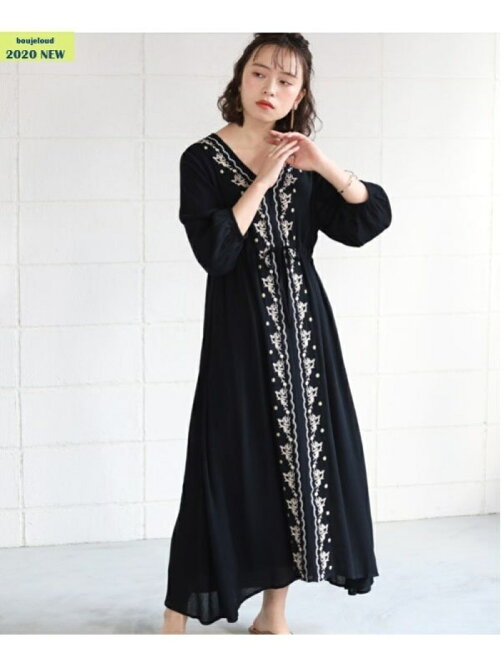 Bou Jeloud Web限定 刺繍ロングワンピース Rakuten Fashion 楽天ファッション 旧楽天ブランドアベニュー Ag0600