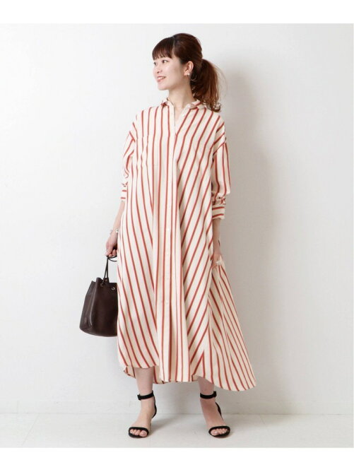 Spick Span Emmetex ストライプシャツワンピース Rakuten Fashion 楽天ファッション 旧楽天ブランドアベニュー Cj9600