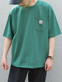 【SALE／30%OFF】Carhartt Carhartt/(M)ビックシルエットリメイクポケットTシャツ イールド トップス カットソー・Tシャツ ベージュ ネイビー グレー グリーン【送料無料】