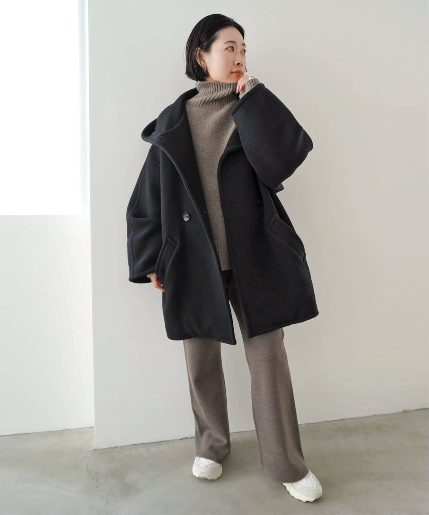 AP STUDIO｜ライトモッサ オーバーフーディーコート | Rakuten Fashion