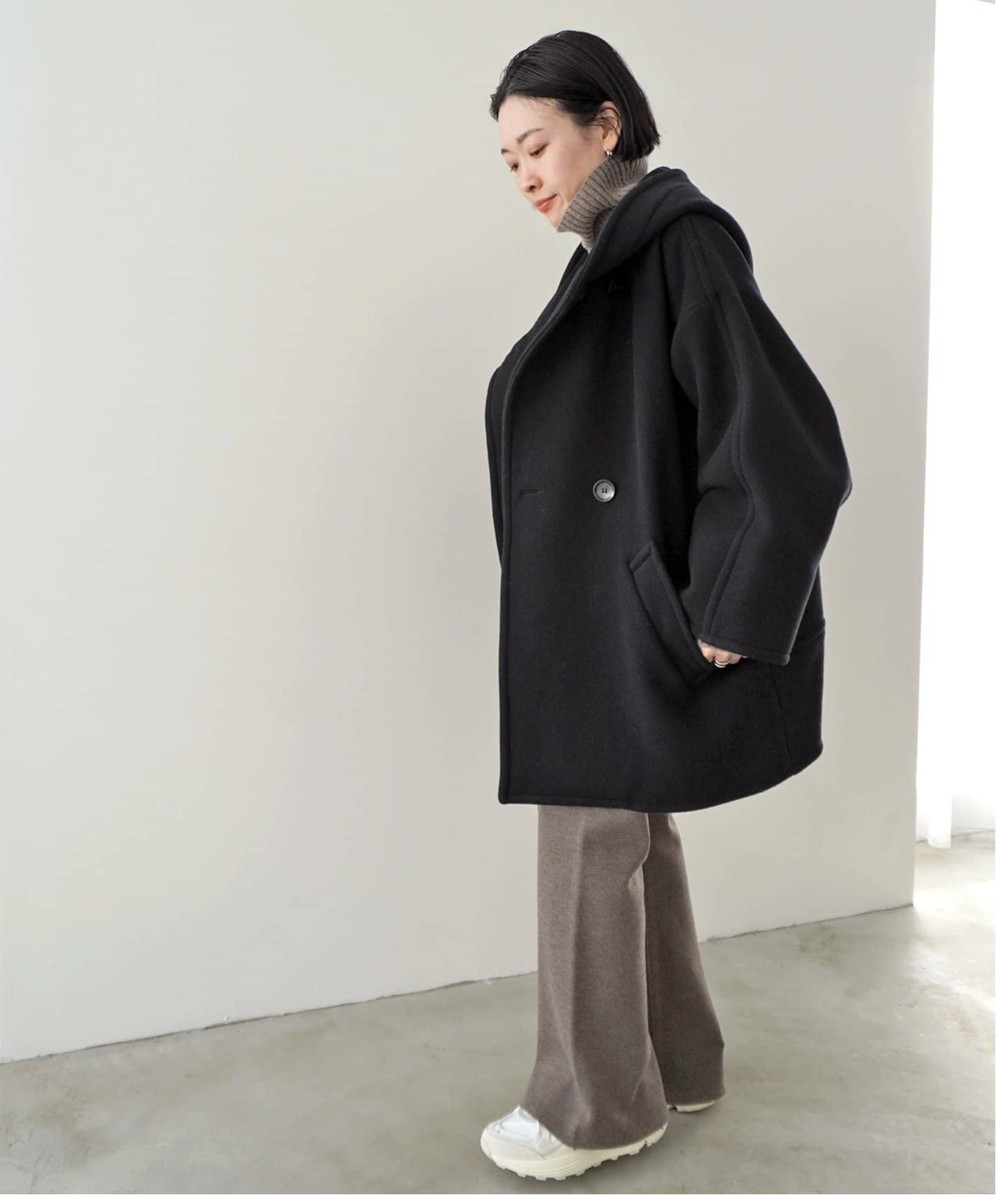 AP STUDIO｜ライトモッサ オーバーフーディーコート | Rakuten Fashion