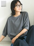 coca エンボスドルマントップス コカ トップス カットソー・Tシャツ グレー ブラウン ベージュ ブラック