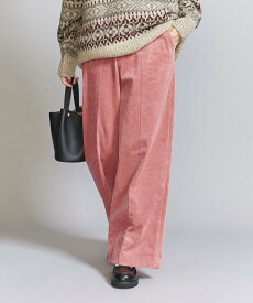 【SALE／80%OFF】BEAUTY&YOUTH UNITED ARROWS コーデュロイ ワイドストレートパンツ ユナイテッドアローズ アウトレット パンツ その他のパンツ ピンク ネイビー ホワイト