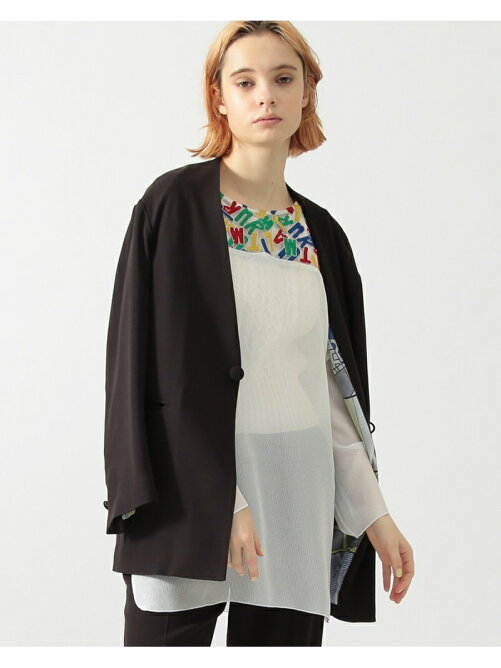 Beams Women セットアップアイテム Maturely Amundsen No Collar Jacket Rakuten Fashion 楽天ファッション 旧楽天ブランドアベニュー Ep1601