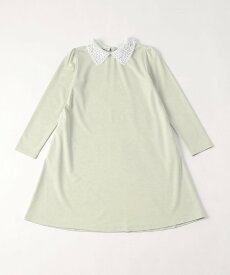 【SALE／50%OFF】COMME CA ISM レース襟付き ワンピース(140-160cm) コムサイズム ワンピース・ドレス ワンピース ブラック グリーン