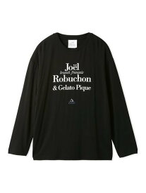 gelato pique 【JOEL ROBUCHON】【HOMME】レーヨンロゴロンT ジェラートピケ トップス カットソー・Tシャツ ブラック【送料無料】