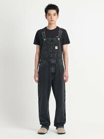 【SALE／50%OFF】Levi's オーバーオール ブラック DARKLY WASH OVERALL リーバイス オールインワン・オーバーオール オーバーオール・サロペット ブラック【送料無料】