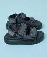 【SALE／20%OFF】FREAK'S STORE 限定展開 2way ボリュームソール スダブルトラップ スポーツサンダル フ…