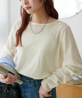 Discoat 【WEB限定】フロッキーメッシュロングスリーブ ディスコート トップス カットソー・Tシャツ パー…